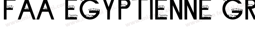 FAA Egyptienne Grass字体转换